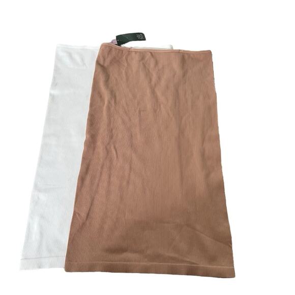 NWT Bundle of Two - Wild Fable - Tank Tops White and Brown Women’s XS - Picture 1 of 11